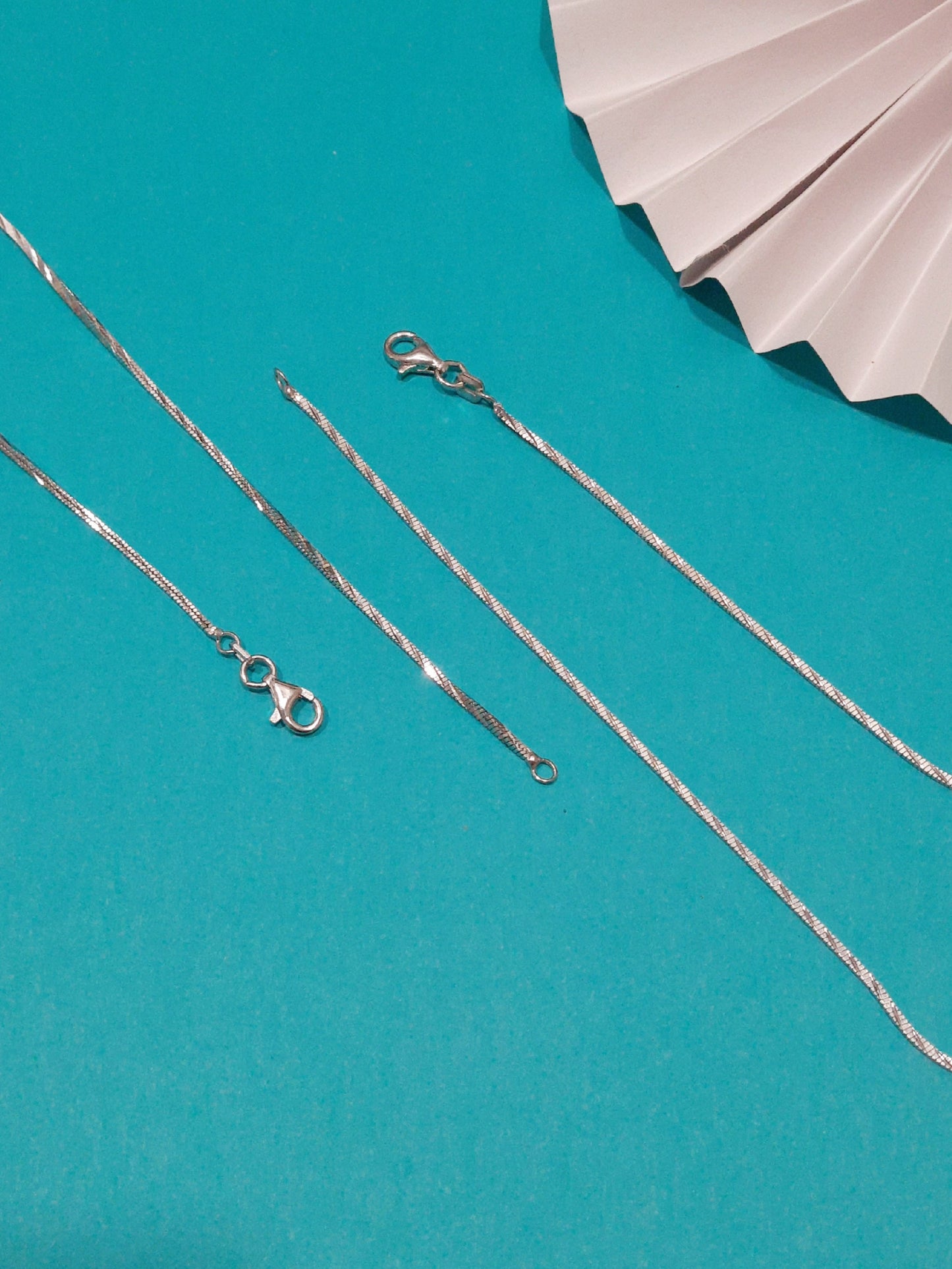 4 Side Thin Italian Anklet