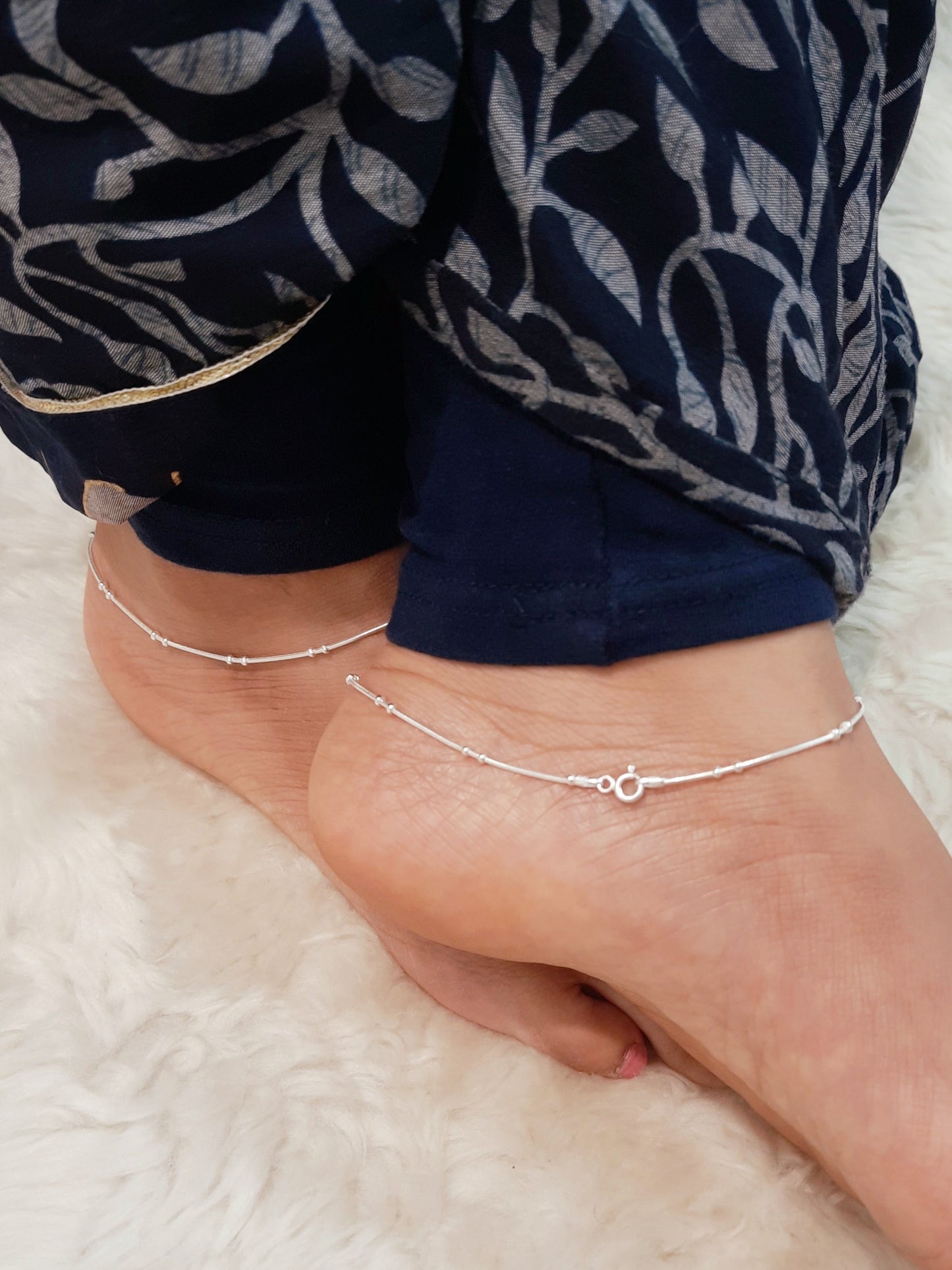 Double Dotted Anklet