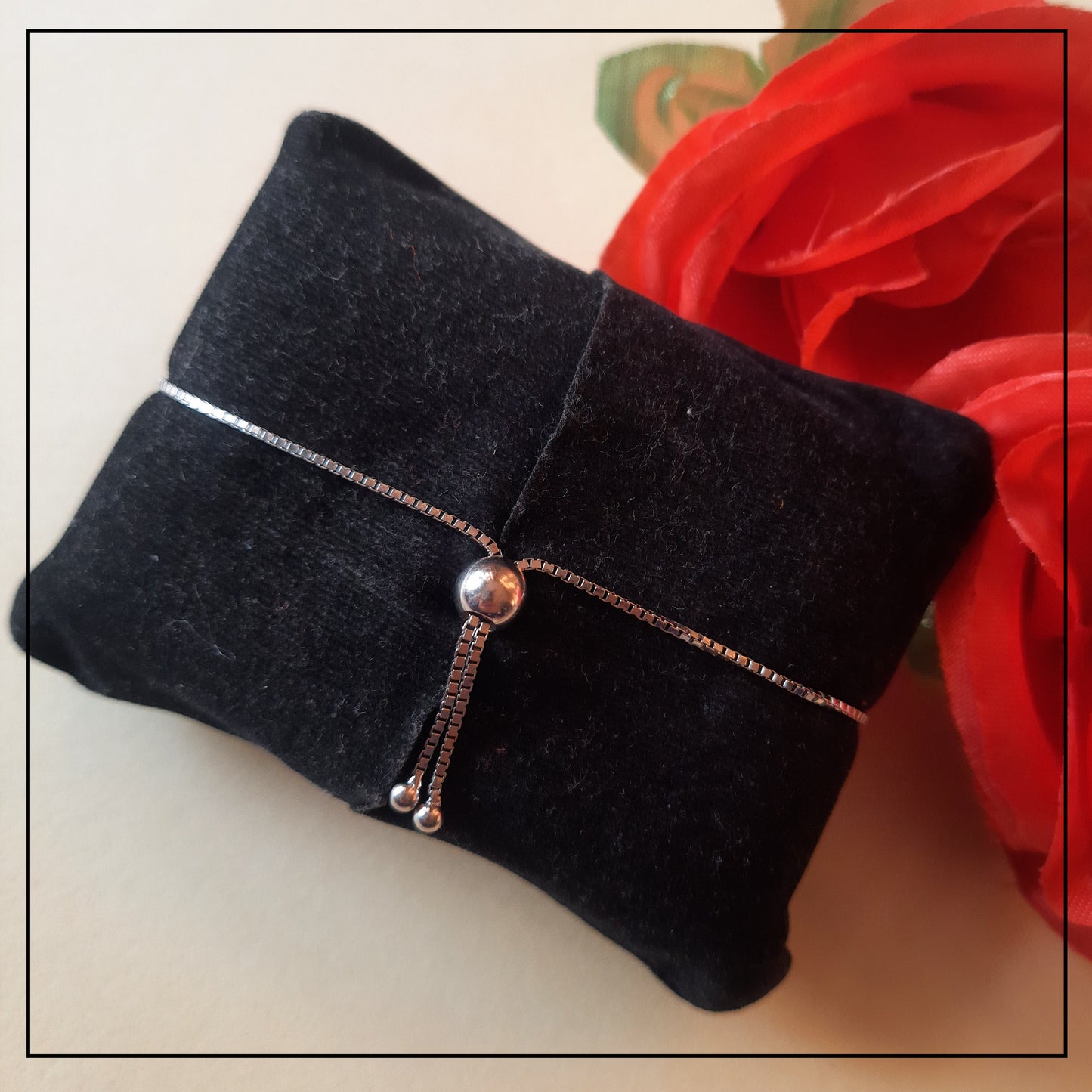 Three Heart & Round Shape Evil Eye Bracelet