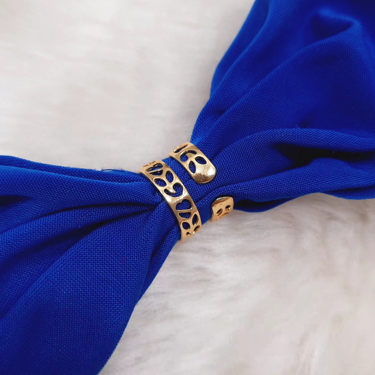 Golden Flower Cutting Toe Ring