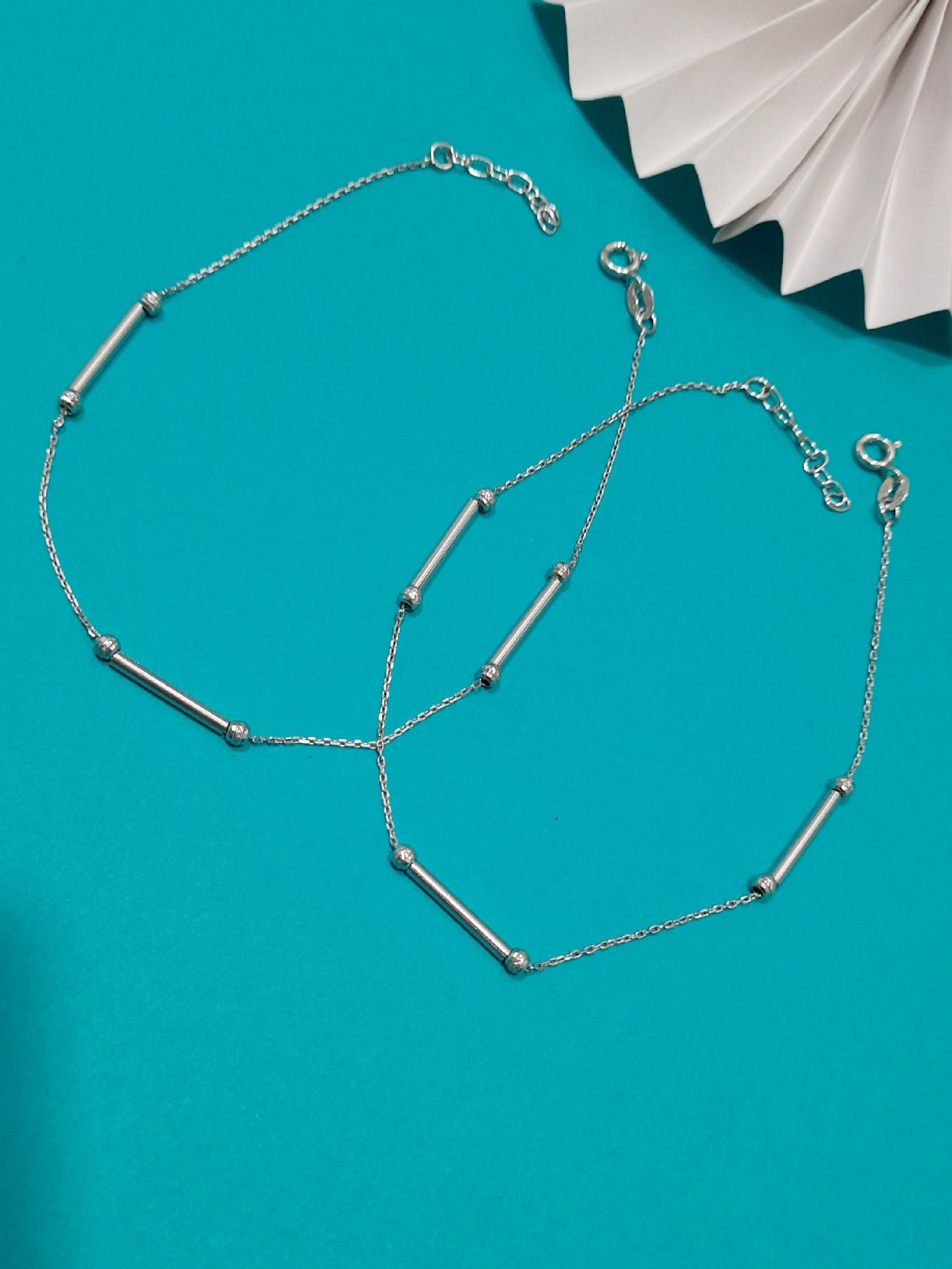 Thin Line Italian Anklet